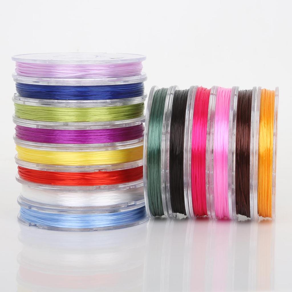 40 метров эластичная леска прозрачный кристальный бисерный шнур нить нить для изготовления браслетов своими руками