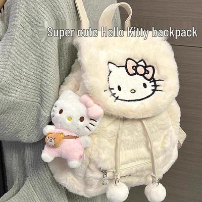 Плюшевый рюкзак-кошка Hello Kitty 2025 для женщин
