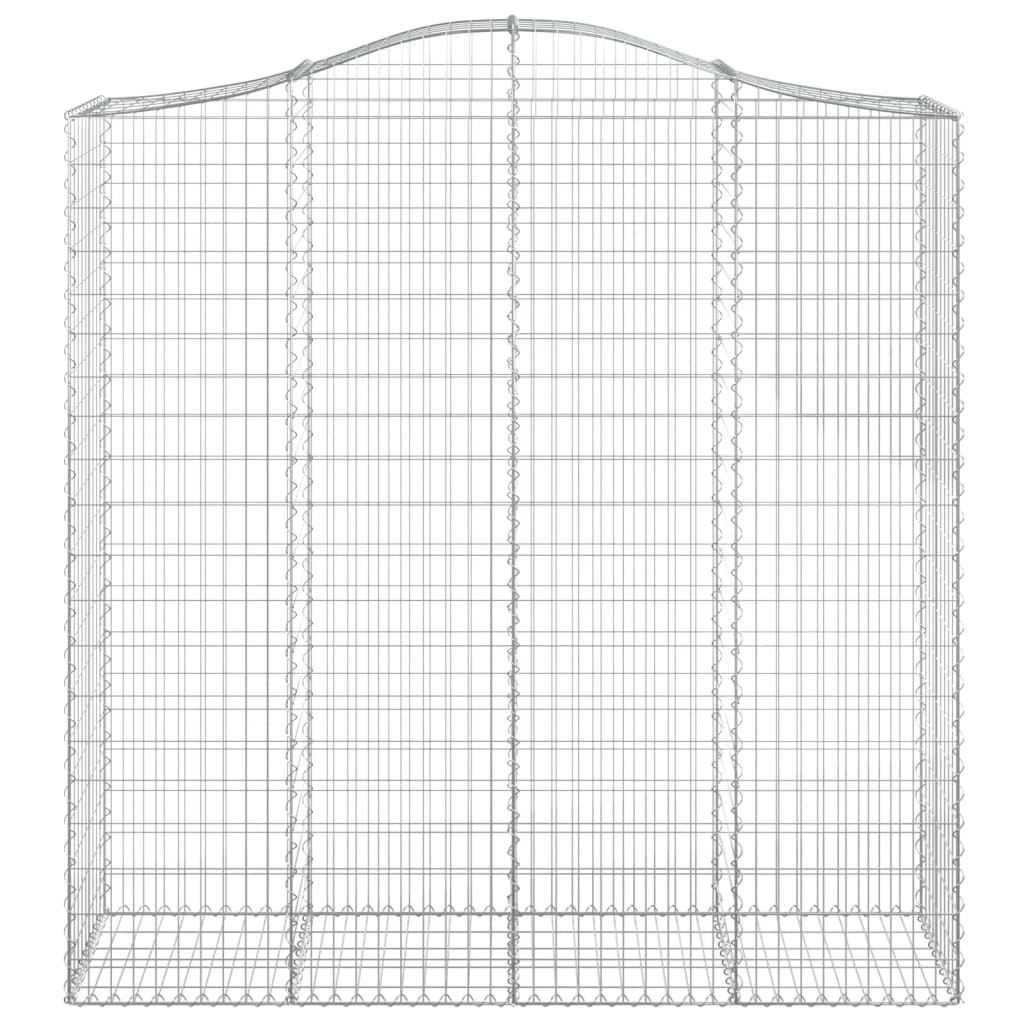 Gabion with High Arch 200x50x200 220 cm Galvanized Iron