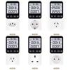 220V/120V AC Digital Power Meter Wattmeter Socket Wattage Kwh Test Energy Meter Electric Consumption Analyzer EU FR US UK AU BR
