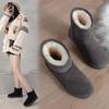 Snow Boots Women's Short Tube Plush and Thick Insulation Cotton Shoes Anti Slip Winter New Shoes Female Student Korean Version Women's Shoes