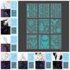 Lasting Henna Tattoo Sticker Glow in the Dark Fake Lace Tattoos Luminous Temporary Tattoos  Girls