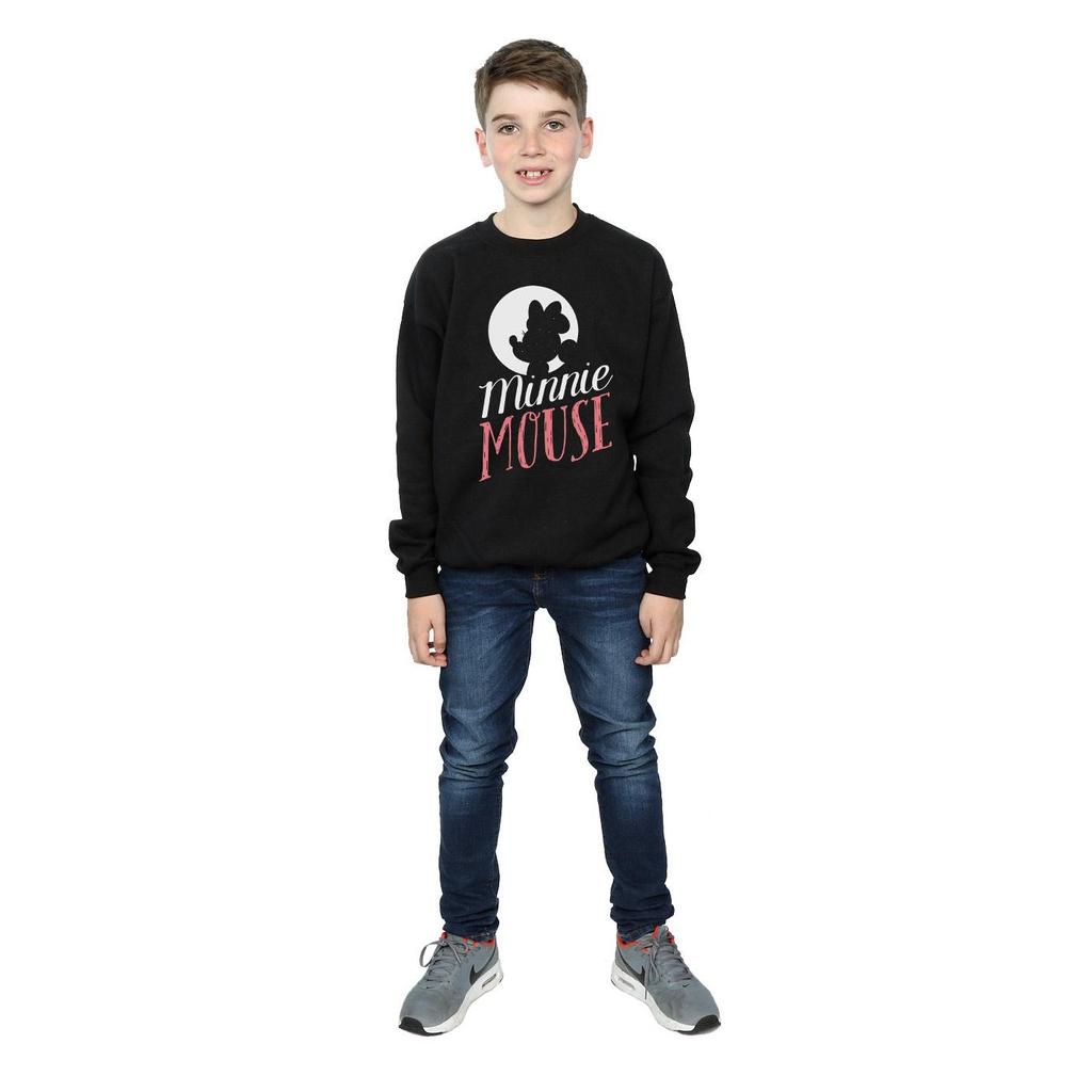 Disney Boys Minnie Mouse Moon Silhouette Sweatshirt