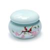 Декоративная керамическая чашка для ногтей с крышкой для акриловой жидкости и пудры - Цветочный узор Диспенсер