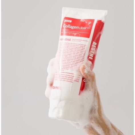MEDIPEEL Red Lacto Collagen Clear 2.0 Упругая очищающая пенка для лица 300 мл