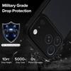 Противоударный чехол с броней военного класса для iPhone 17 Air 16 16e 15 14 13 12 11 Pro Max Plus Гибридная жесткая крышка Матовая силиконовая оболочка