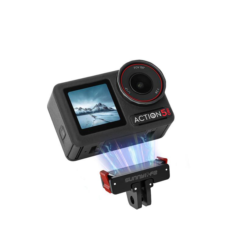 Магнитный шаровой адаптер с креплением 1/4 для Action 5 Pro, кронштейн для спортивных камер DJI Osmo Action 4 3 2