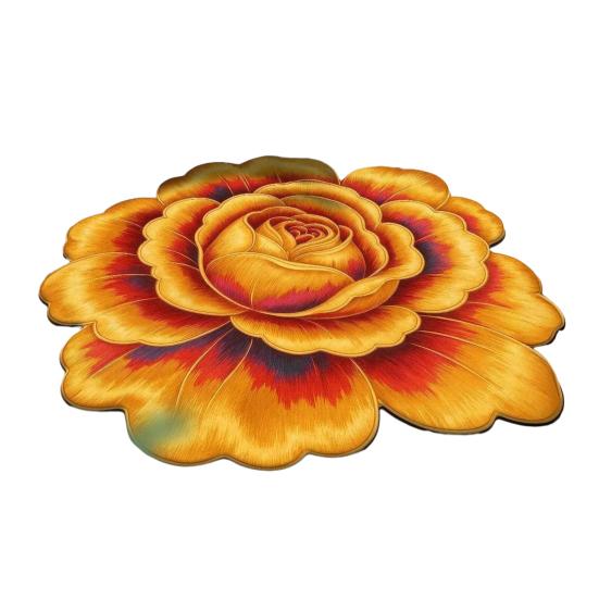 Коврик для пола Традиционный китайский цветочный дизайн Несколько размеров Спальня Мягкий ковер Гостиная Спальня Дверь