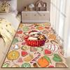 Festive treats holiday theme carpet Yoga living room room decor children's crawling mat doormat area rug games mat
