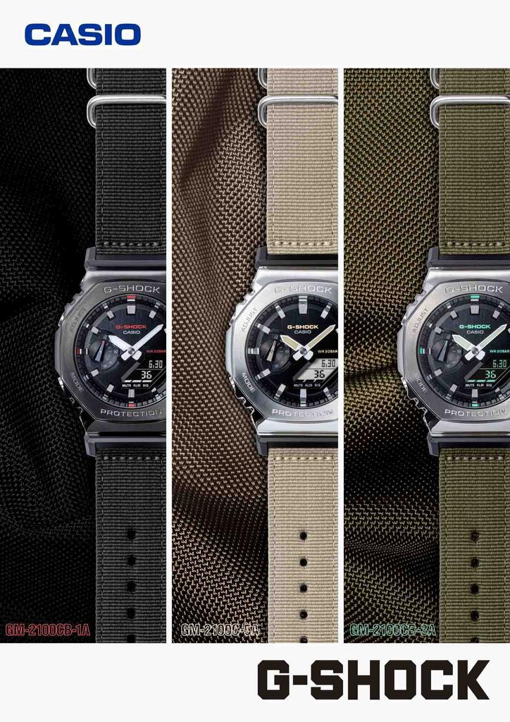 Часы с металлическим покрытием бежевого цвета [Casio] G-Shock [] GM-2100C-5AJF Мужские