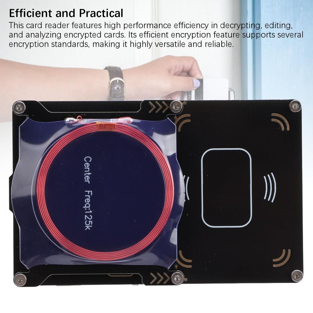 Считыватель карт NFC Функция ID IC Полнодиапазонный дешифратор карт типа C Декодер для RFID для контроля доступа