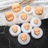Baking 3D Facial Mould Clay Head Sculpey Doll Modification Accessories Baby Face Silicone Molds