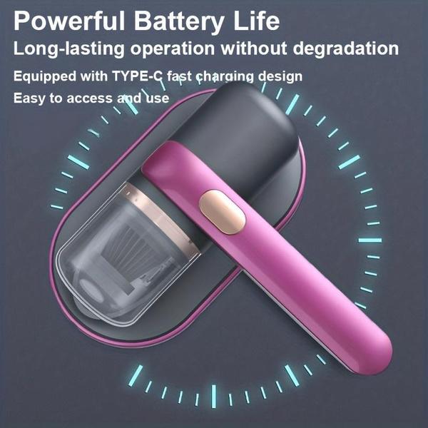 Беспроводной ручной пылесос с суперсильным всасыванием и УФ-лампой