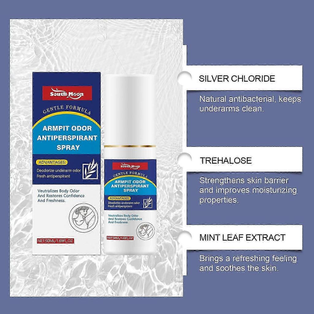 Armpit Odor Antiperspirant Spray Gentle Formula, Deodorize Underarm Odor, Fresh Antiperspirant, Neutralizes Body Odor and Restores Confidence_li