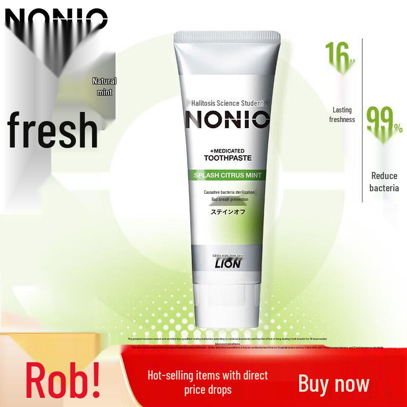 Lion NONIO Refreshing Citrus Toothpaste