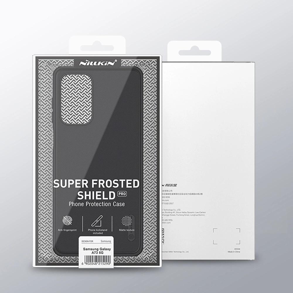 Nillkin Super Frosted Shield Pro Durable Case Cover For Samsung Galaxy A73 Black