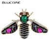 Rhinestone Bee Brooches For Women Spring Insect Design Pin Available Coat Accessories High Quality