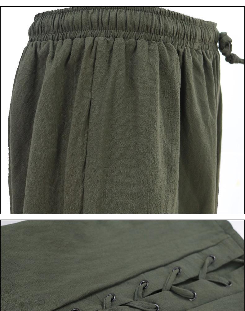 Мужские средневековые полосатые пиратские леггинсы Косплей штаны 2025