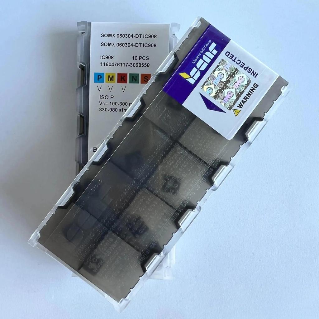 ISCAR / SOMX060304-DT IC908 /Промышленные сменные твердосплавные пластины 10 шт.
