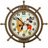 Seiko Clock FW583A, Disney Mickey Mouse Character Wall Clock, Radio-Controlled Analog, Decorative Pendulum, Brown, Dimensions: 39.6 x 39.6 x 6.1 cm
