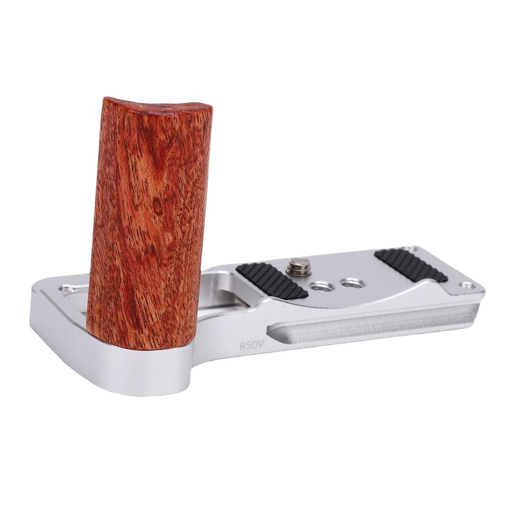 Handgrip L Shape Bracket Handle Fit for R50V Camera with Built In Quick Release Plate Hand Grip Holder Anti Slip Pads Design