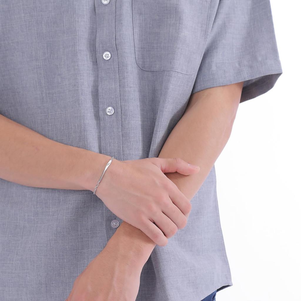 Pair Bracelet Surgical Stainless Steel Diamond Twist Message Pink Silver [White Clover] & 4SBR039GO&4SBR040SV