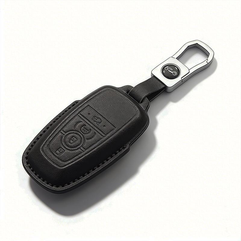 Чехол для ключа Ford, совместимый с моделями Escort, Focus, EcoSport, Mondeo, Kuga, Edge, Fiesta и Escape