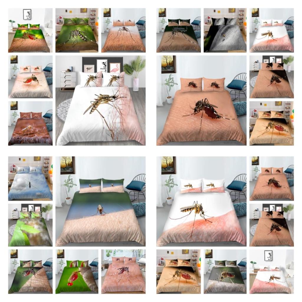 Duvet Cover Washed Breathable Home Bedding Set Microfiber Children Teen King Double Size Highly Quality Misquito Quilt Cover