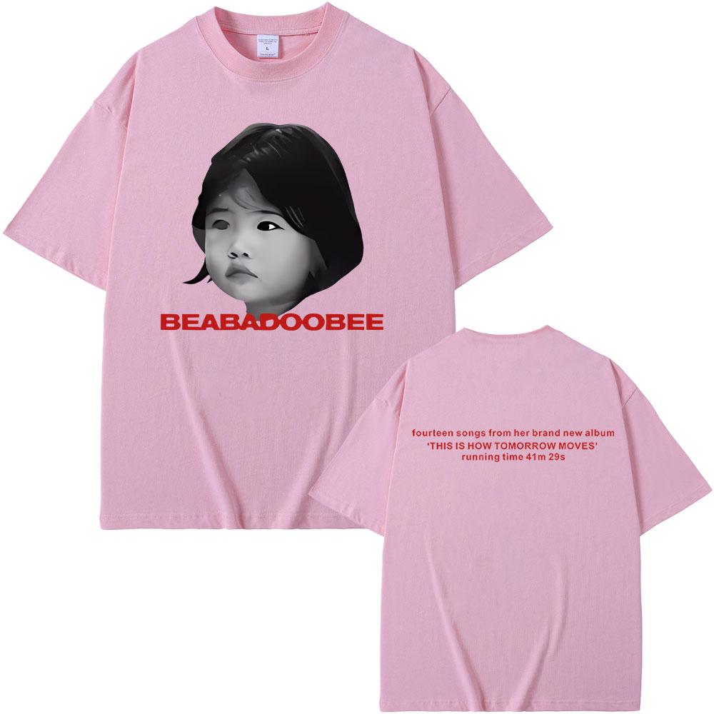 Футболка Beabadoobee This Is How Tomorrow Moves Графическая футболка с альбомом Мужская Женская Мода Футболки с круглым вырезом Оверсайз с коротким рукавом