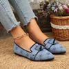 Fashion Women Flats Loafers Pointed Toe Mesh Casual Shoes Comfort Walkers Ladies Light Lightweight Soft Sole Flats Comfortable Shoes