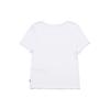 Levis Solid Slim Fit Crew Neck Short Sleeve T-Shirt Women Tops White A7320-0001