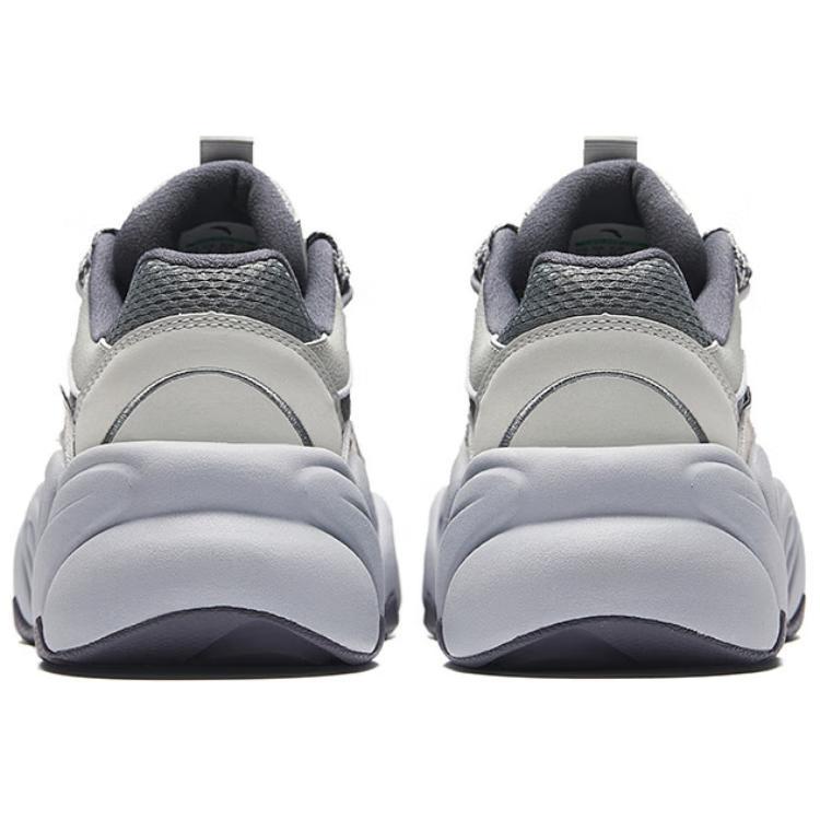 Anta Floral Shoes Slip Resistant Abrasion Resistant Low top Chunky Sneakers Women's Gray 122528888R-4