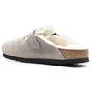 Birkenstock Бостонские нескользящие закрытые тапочки унисекс серые узкие 1017651BOSTONSTONE