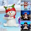 Рождественская фигурка снеговика мини 3" смола сидящий снеговик настольное украшение для дома стола полки каминной полки зимние праздничные принадлежности для вечеринки