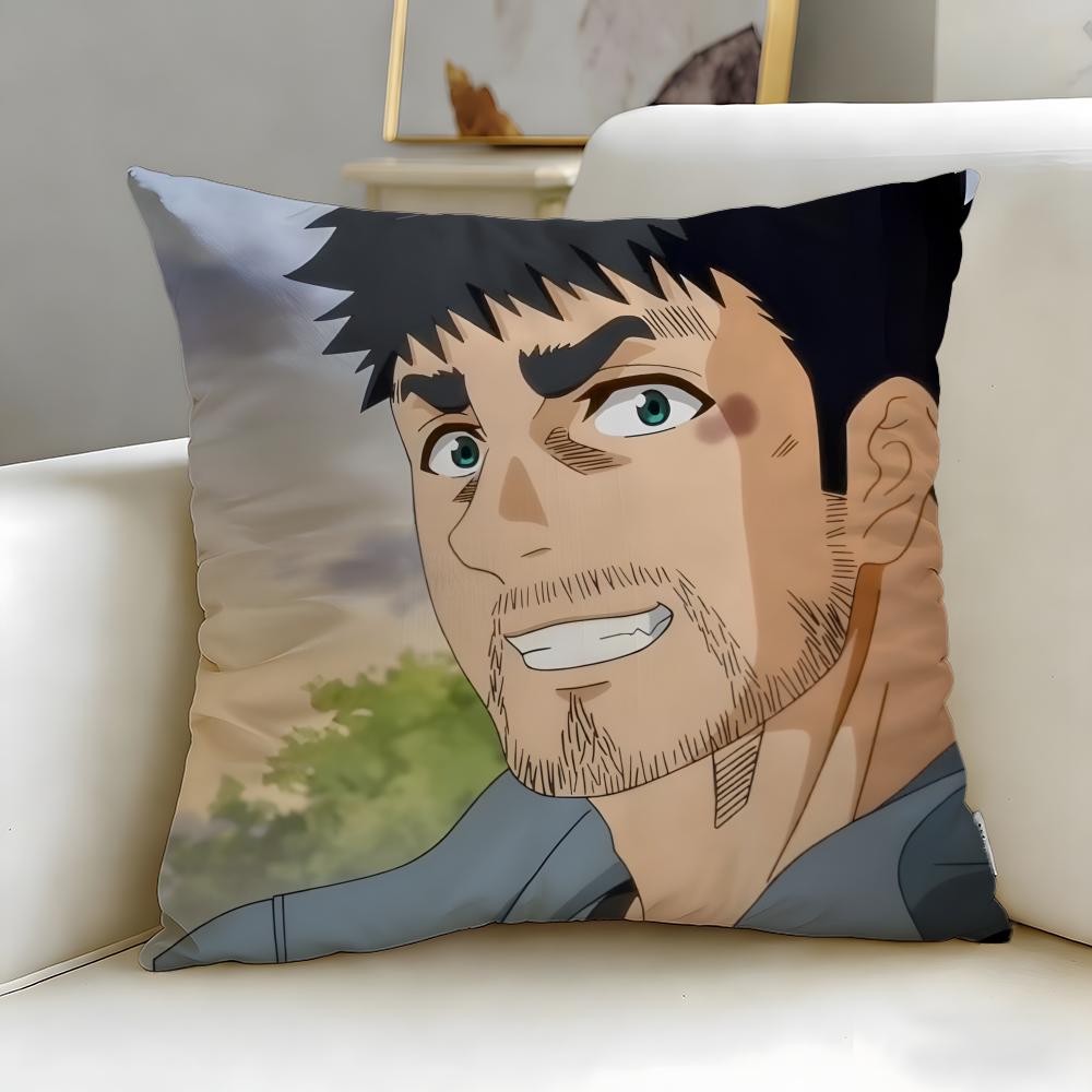 Solo Camping for Two Cushion Cover Soft & Easy-Wash Pillow Case – Versatile for Couch, Bed, Travel and Office