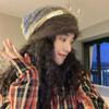 Autumn Winter Y2k Striped Hat Korean Women Beanie Hat Vintage Slouchy Woolen Hat  Outdoor