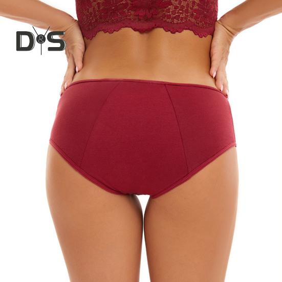 Women Menstrual Panties Abundant Flow Menstrual Period High Waist Menstrual Cycle Absorbent Underwear Leak Proof Lady Briefs Underpants