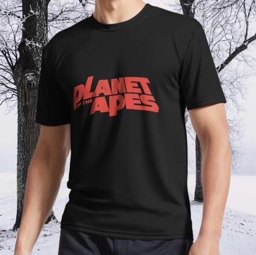 Planet of the Apes vintage red Active Logo TEE T-Shirt Funny Size S to 5XL