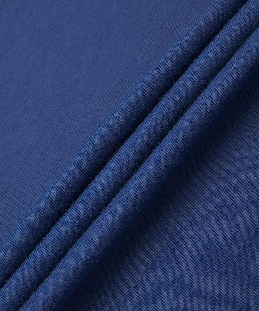 POLO RALPH LAUREN Футболка с круглым вырезом Custom Slim - Синяя