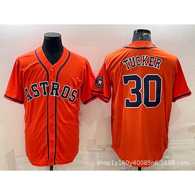 Houston Astros Baseball Jersey Bregman 2 Altuve 27 Embroidered Sports Shirt Men
