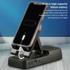Multifunctional Foldable Phone Holder Stand with Wireless Bluetooth Speaker for iPhone Smartphone Desktop Non-slip Bracket U Disk TF Card Play Speaker