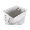 Paniers - Lot De 2 - Coton Gris - 45 X 35 X 40 Cm - Design Boho