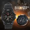 Military Army Men's Sports Style Braided Canvas Watch Luminous Quartz Watch