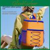 Oxford Cloth Picnic Backpack With Insulated Waterproof Cooler For Outdoor Camping And Hiking