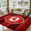 Middlesbrough Design Crystal Velvet Rug Soft Decorative Mat for Bedroom Entrance