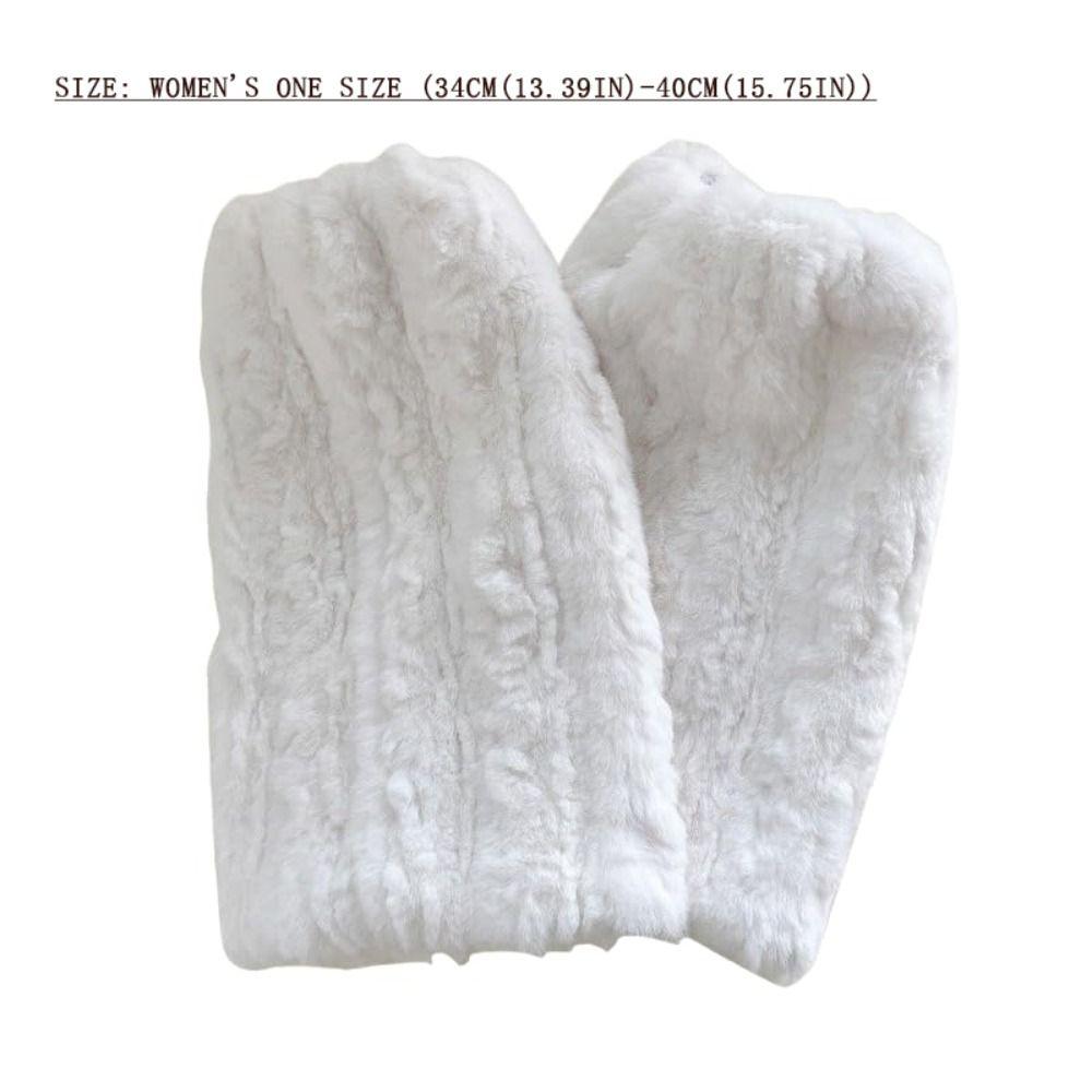 Y2k Boot Socks Furry Leg Warmers Fashion Ankle Warmer  Women Girls