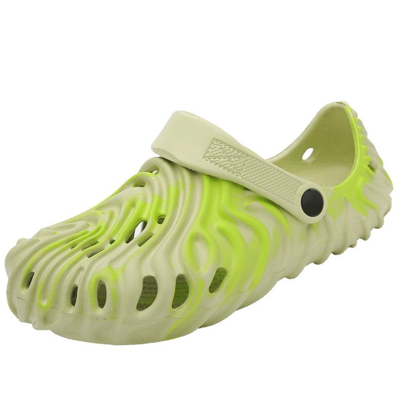 Kids Shoes Mens Slip-On Sandals With Toe Cover Non-Slip Sole Breathable Water-Friendly Casual Outdoor Beach Shoes