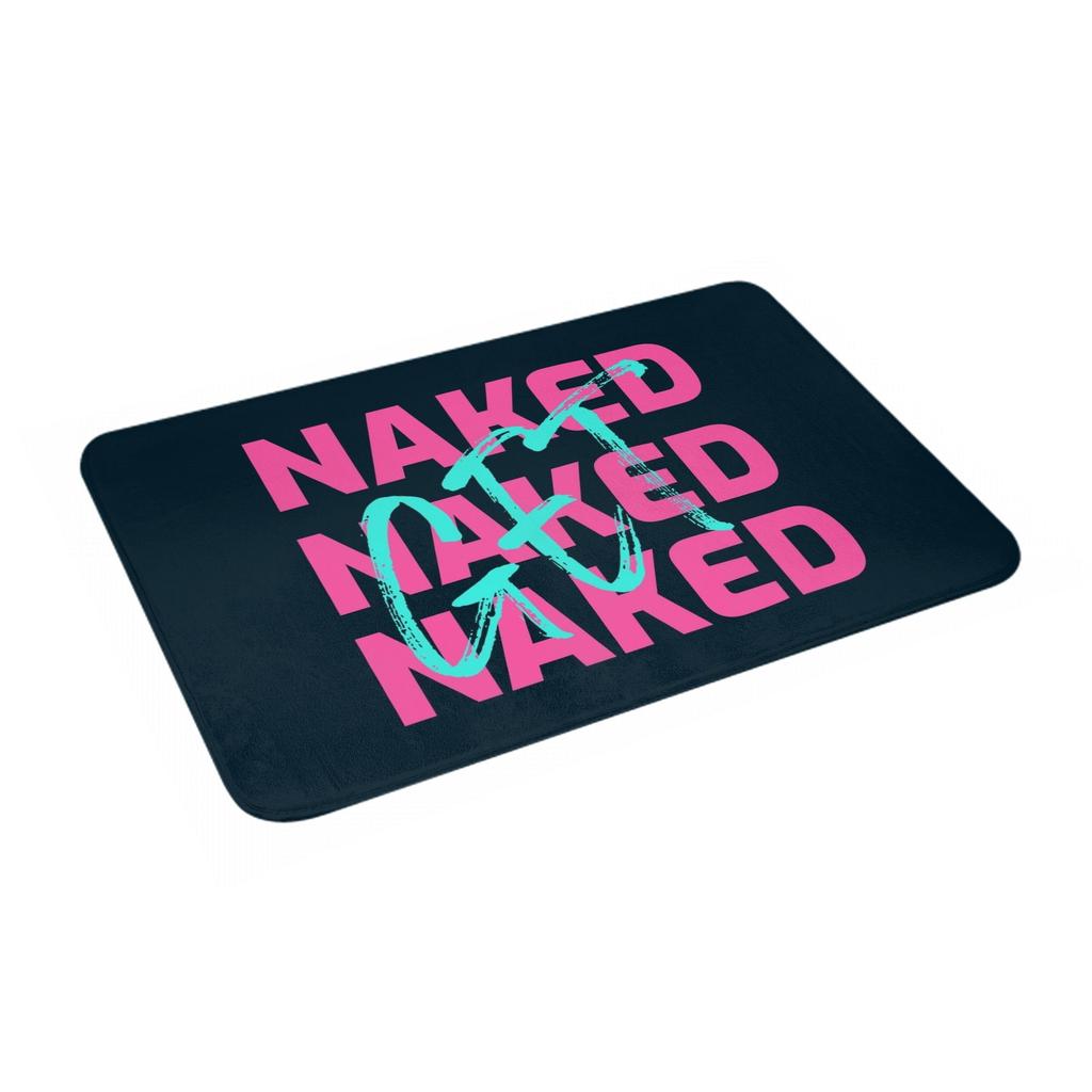 Get Naked Doormat Non-Slip Kitchen Bath Mat Bedroom Balcony Floor Door Entrance Carpet Rug