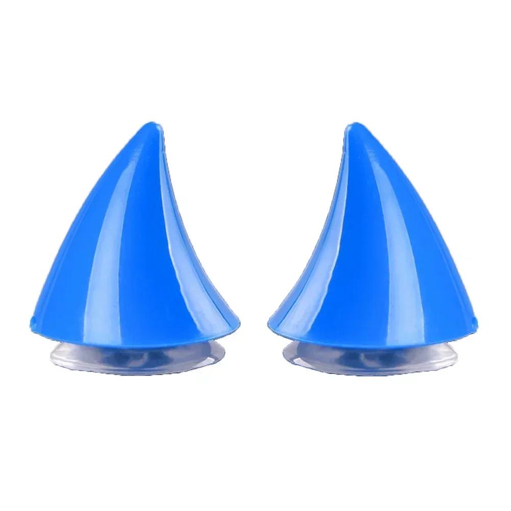 2 шт. Мотоциклетный шлем, украшение в стиле рогов дьявола, аксессуары для мотоциклетного шлема, наклейки, косплей-стайлинг с присоской