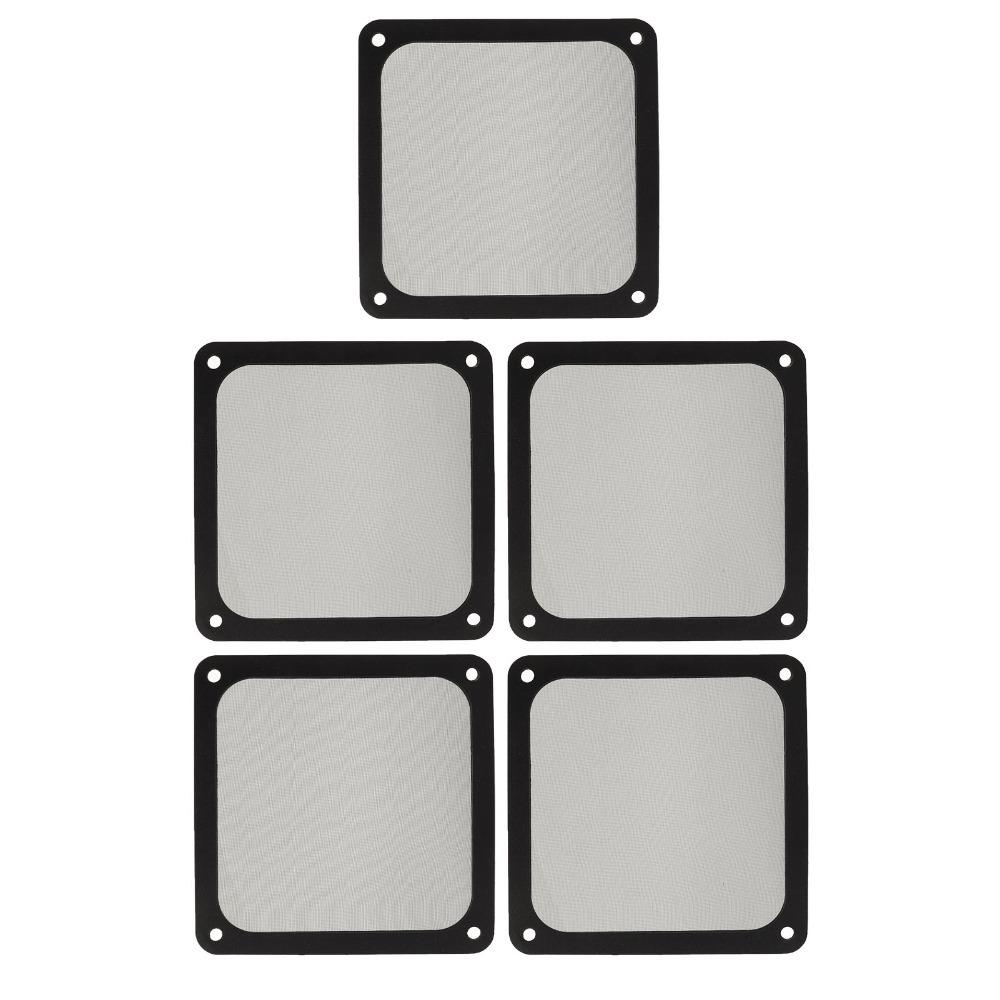 5PCS Nylon Mesh Fan Dust Filter Easy Installation Computer Fan Filter PC Cooler Filter Power Supply
